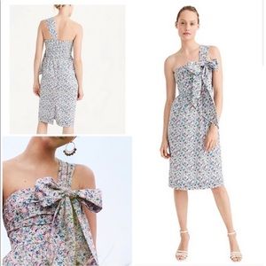 NWT J Crew Liberty Claire-Aude Floral Bow Dress 8